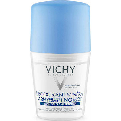 VICHY DEODORANT MINERAL 48H ΧΩΡΙΣ ΑΛΑΤΑ ΑΛΟΥΜΙΝΙΟΥ 50ML
